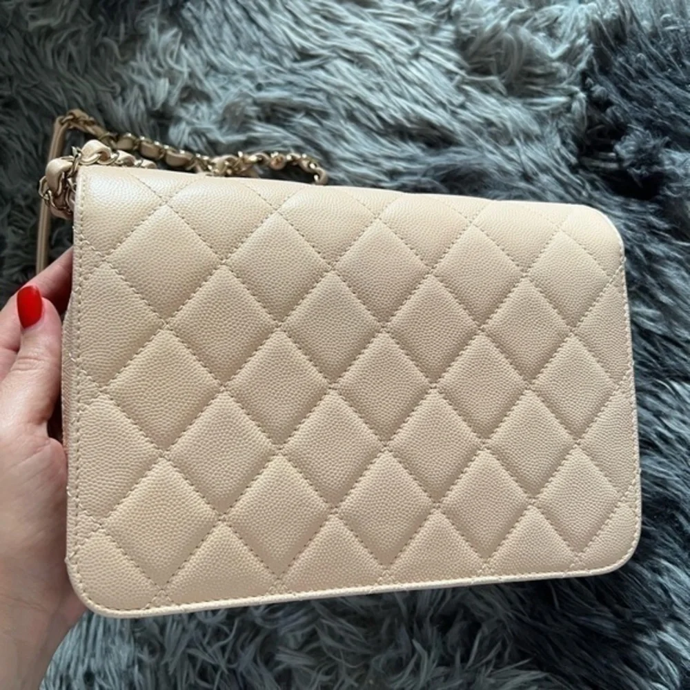Chanel Flap Bag Quilted Caviar